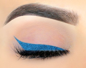 MIDNIGHT MAVEN Dark Blue Liquid Eyeliner- All Natural, Vegan Friendly