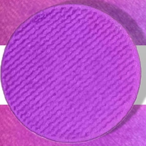 SLAP PULSEIRA Matte Bright Purple Sombra prensada única - panela de 26 mm ou compacta - Adequado para veganos, livre de crueldade