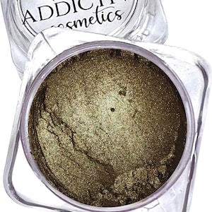 EXTRA DIRTY Olive Green Eyeshadow- All Natural Makeup, Vegan Eyeshadow or Eyeliner Pigment