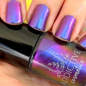 OIL SLICK Multi-chrome Color Shift Nail Polish- 10 Toxin Free Nail Polish. Cruelty Free, Vegan Friendly. Limited Quantity