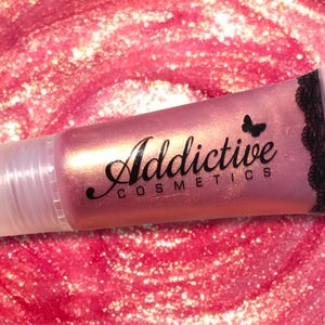 REFLECTION Rose Gold Lip Junkie Lip Gloss- Thick and Rich, Vegan Friendly Lipgloss