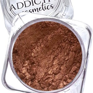 GIDDY UP Gold Brown Eyeshadow-  Mineral Eyeshadow and Eyeliner- All Natural, Vegan Makeup