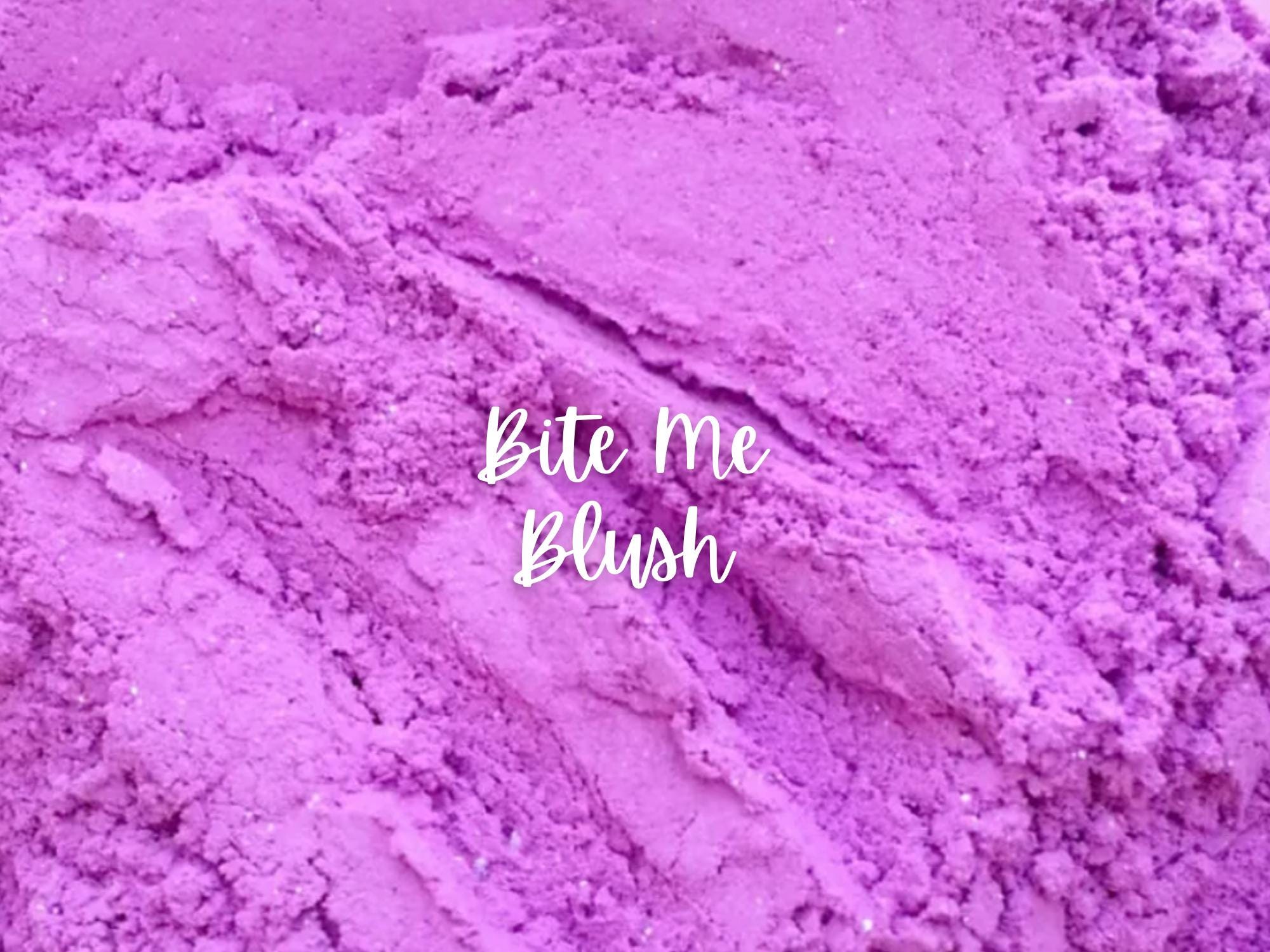 BITE ME Mineral Blush Makeup- Handmade, All Natural, Vegan Friendly Cosmetics