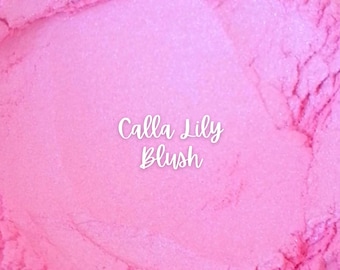 CALLA LILY- All Natural Mineral Blush Makeup- Handmade, Vegan Friendly Cosmetics