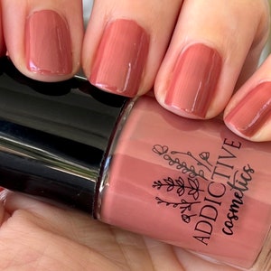 MISS UNDERSTOOD- Pink Brown Nail Polish- 10 Toxin Free Creme Nail Polish- Vegan Friendly, Cruelty Free