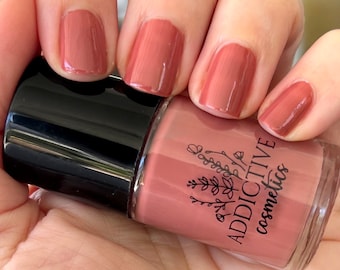 Smalto per unghie cremoso rosa-marrone – 10 sostanze tossiche, vegano