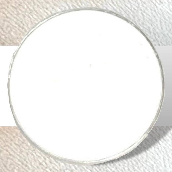 BOOM BOX Matte White Single Pressed Eyeshadow- 26mm pan or Compact- Vegan Friendly, Cruelty Free