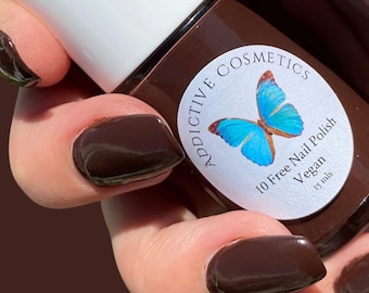 HITCHHIKER - 10 Esmaltes de Uñas Libres de Toxinas - Veganos, Libres de Crueldad Animal