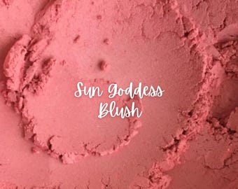 SUN GODDESS Mineral Blush Make-up - Handgemachte, ganz natürliche, veganfreundliche Kosmetik