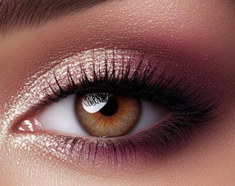 Dúo de sombras de ojos minerales: ¡Consigue este look! Maquillaje de ojos y delineador totalmente natural y vegano.