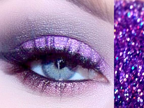 WICKED Holographic Purple Glitter Professional Grade Cosmetic Glitter  Eyeshadow and Eyeliner. Vegan Friendly. 