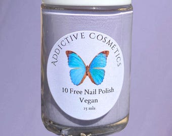 LAVENDER WHIP- 10 Toxin Free Nail Polish- Vegan Friendly, Cruelty Free