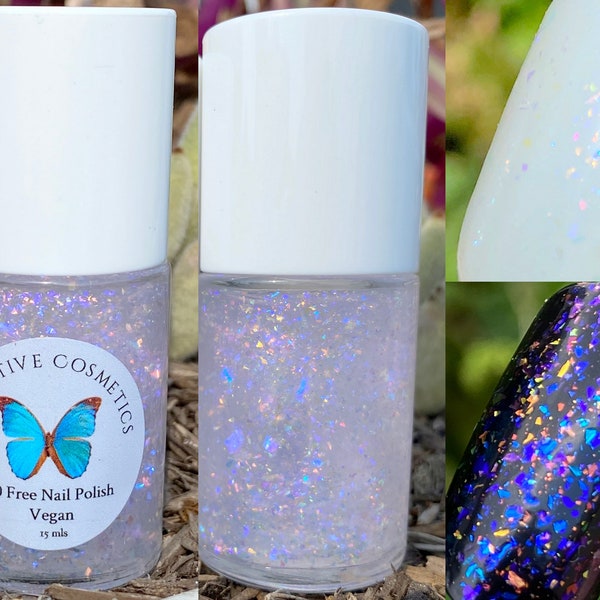 METEOR SHOWER Flake Nail Topper- 10 Toxin Free Nail Polish- Vegan Friendly, Cruelty Free