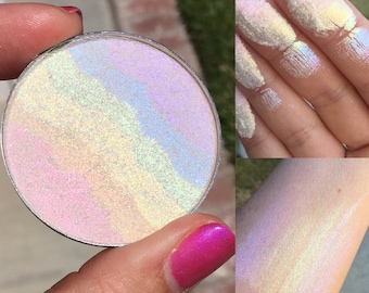 OPALESCENT Rainbow Highlighter- Mineral Highlighter- All Natural, Vegan Friendly Cosmetics