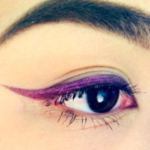 HER MAJESTY Purple Liquid Eyeliner All Natural Vegan Friendly, Cruelty Free image 3