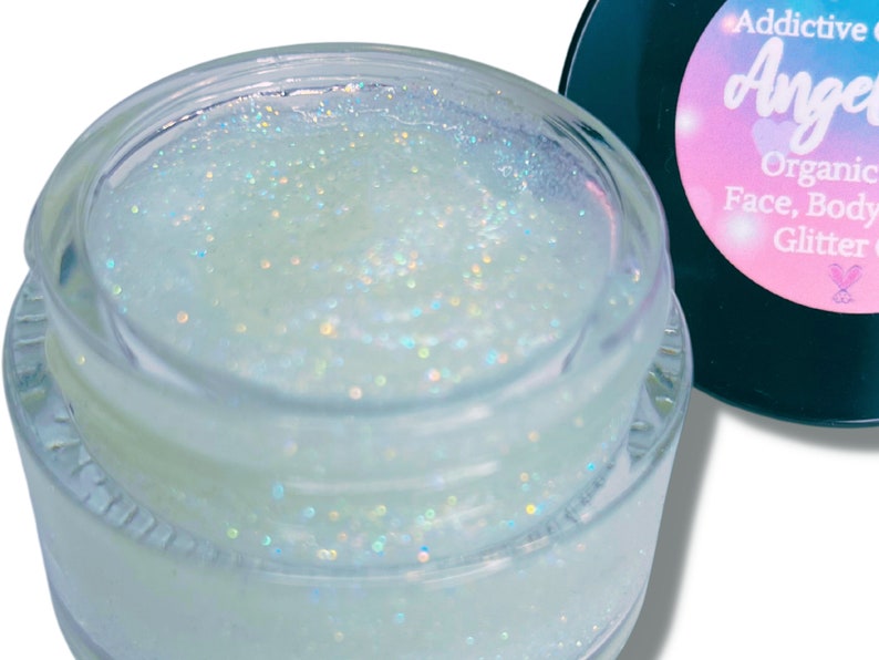 ANGELFACE Holographic Aloe Glitter Gel for Face, Body and Hair. Vegan Friendly and Cruelty Free. zdjęcie 2