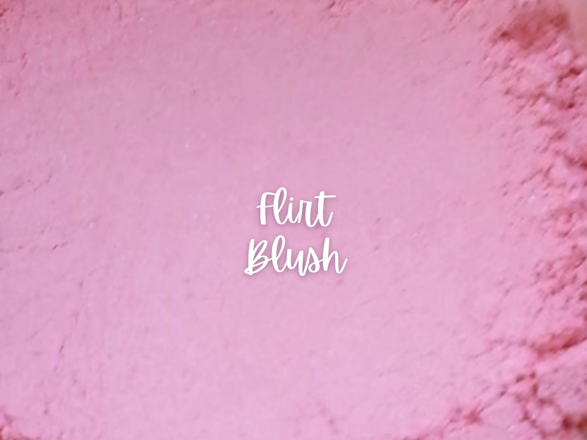 FLIRT Mineral Blush - Handmade, Vegan Friendly, Warm Pink Coral