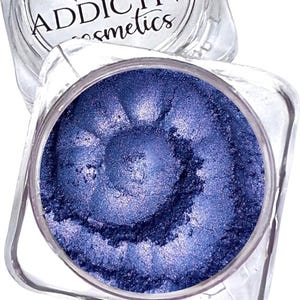 COSMIC Shimmer Blue minerale oogschaduw en eyeliner - volledig natuurlijke make-up, veganistische oogschaduwmake-up