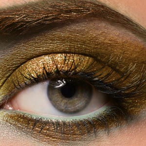 BRASS MONKEY Metallic Eyeshadow- All Natural Eyeshadow and Eyeliner Makeup- Vegan Friendly