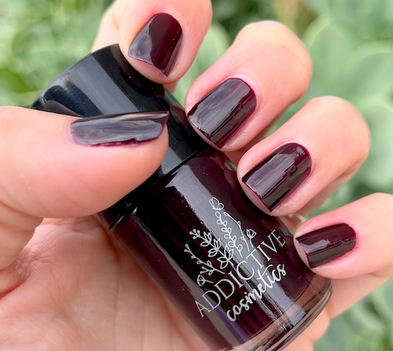 Buy Matte Red Nail Polish Raspberry Toned Red Nail Polish Cruelty Free  Vegan Nail Polish Formaldehyde Free Nail Lacquer Matte Indie Nail Color  Online in India - Etsy