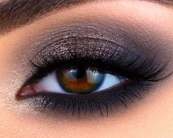 Dúo de sombras de ojos minerales: ¡Consigue este look! Maquillaje de ojos y delineador totalmente natural y vegano.
