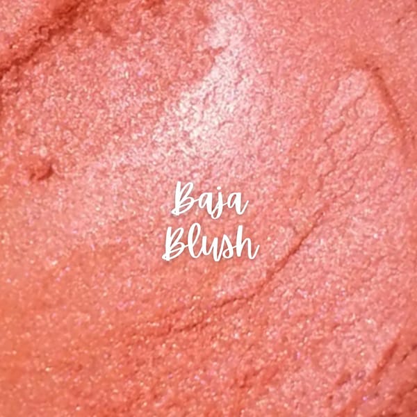 Colorete mineral BAJA - Cosméticos artesanales, totalmente naturales y veganos.