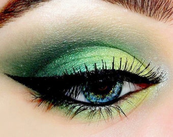 Green Eyeshadow Trio – All Natural Vegan Makeup, Cruelty-Free Cosmetics
