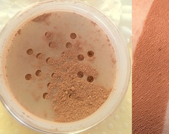 Flat Matte Bronzer and Contour Powder- All Natural, Vegan Friendly Cosmetics