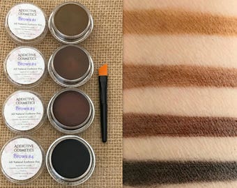 Eyebrow Pomades- All Natural, Vegan Friendly Eyebrow Filler- Don't neglect your Brows!