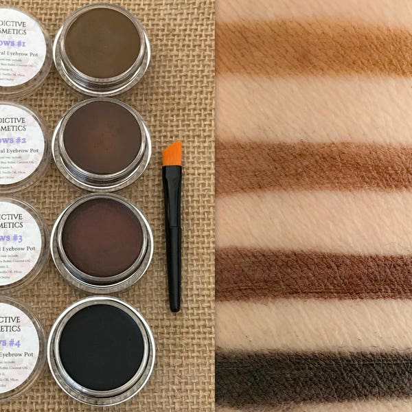 Eyebrow Pomades- All Natural, Vegan Friendly Eyebrow Filler- Don't neglect your Brows!