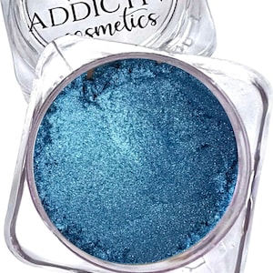 MOODY BLUES Blue Mineral Eyeshadow or Eyeliner Makeup- All Natural, Vegan Friendly