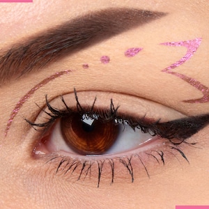 MUSE Cake Eyeliner with Applicator Brush- Water Activated Eyeliner- Vegan Friendly, Cruelty Free