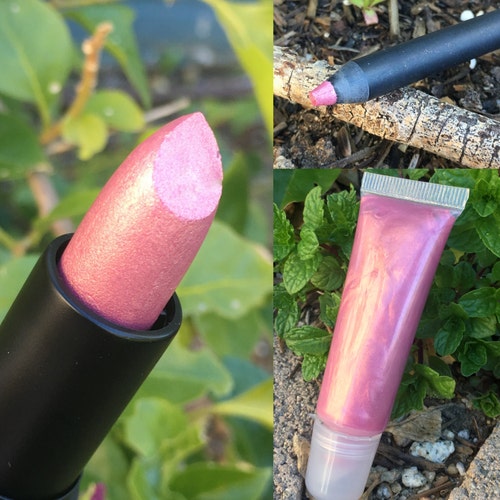 PINK POSIE All Natural Lipstick and Liner Vegan Friendly. Etsy