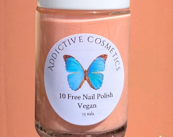 I A-PEACH-Iate You- 10 vernis à ongles sans toxines- Respectueux des végétaliens et des animaux sauvages