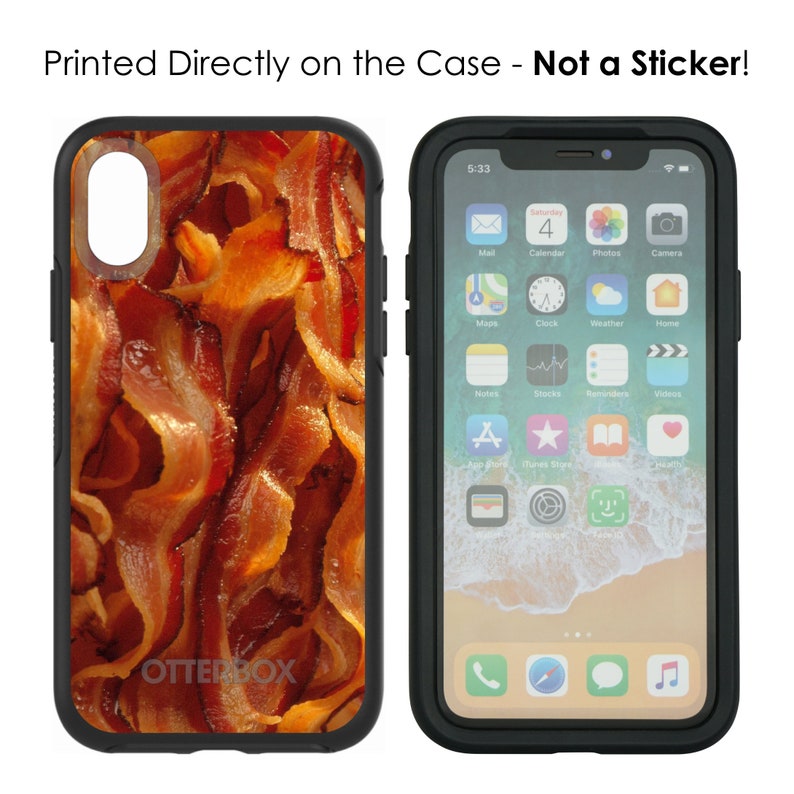 Otterbox Symmetry Crispy Strips of Bacon Apple Iphone Etsy