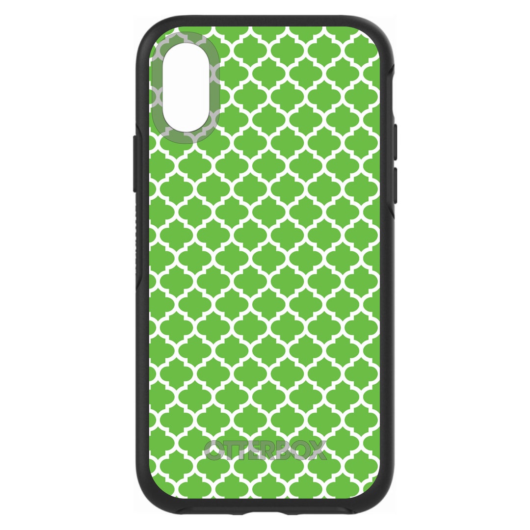 Otterbox Symmetry Green White Moroccan Lattice Apple - Etsy