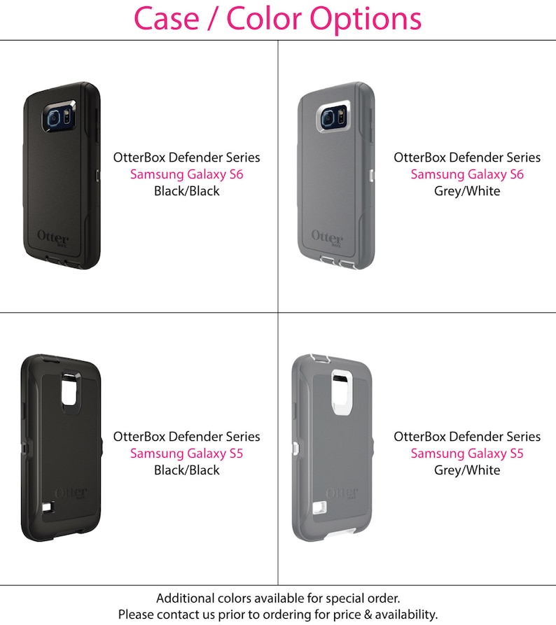 Choose Model Brown White Damask Dots Blue Custom OtterBox Defender for Galaxy S Galaxy Note