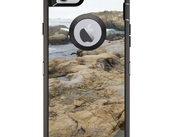 CUSTOM OtterBox Defender Case for Apple iPhone or Samsung Galaxy - Personalized Monogram - Point Lobos Reserve