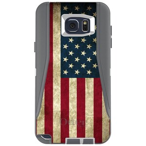 US Flag OtterBox Defender / Apple iPhone or Samsung Galaxy / Red White & Blue Weathered / Custom Personalized Monogrammed / Any Color image 10
