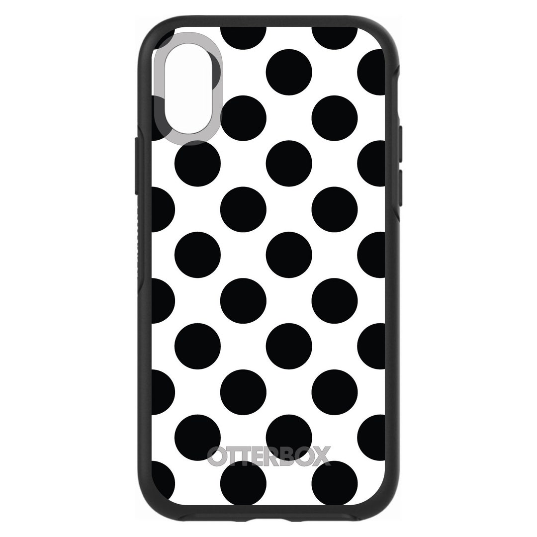 Otterbox Symmetry Black and White Polka Dots Apple iPhone Samsung ...