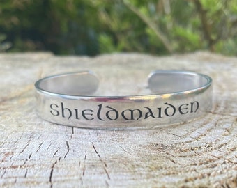 Shieldmaiden Cuff, Viking Inspired, Celtic Triskelion Bracelet