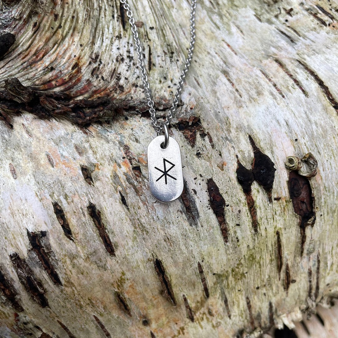 Love Bind Rune Viking Pewter Pendant, Petite Rune, Norse, Gebo, Wunjo ...