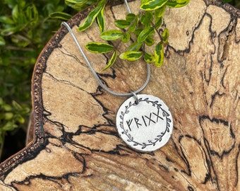 Frigg Viking pendant, nordic jewellery, Rune, norse, viking, Fehu, raido, isa, gebo, Elder Futhark, goddess, marriage, fertility, love,