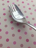 Spork, Hand Stamped, personalised, spork it, cutlery, fork, spoon, custom, stainless steel, your message, camping cutlery, metal