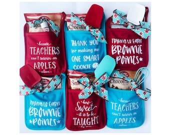 Teacher Gift | Potholder Teacher Gift | Oven Mitt Teacher Gift | Pot Holder Teacher Gift | Teacher Appreciation