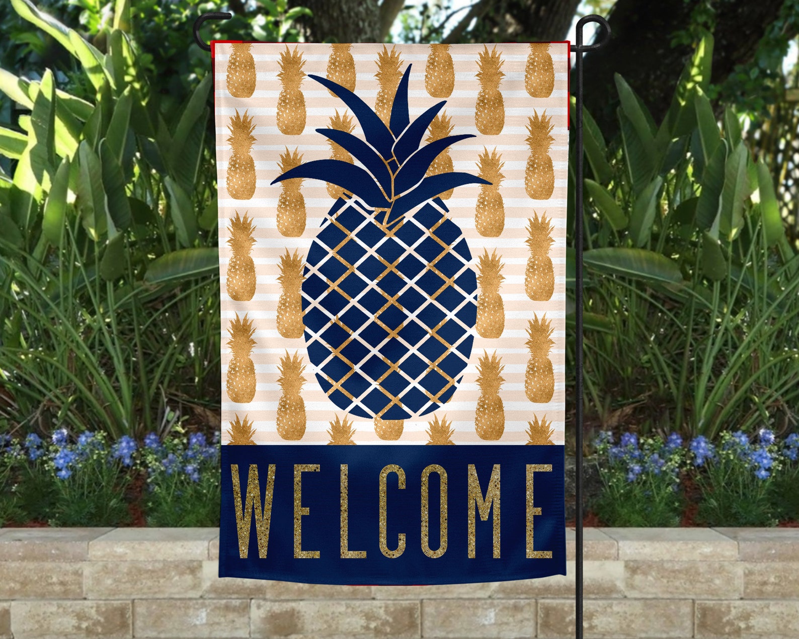 Pineapple Garden Flag Flag Outside Yard Flag Porch