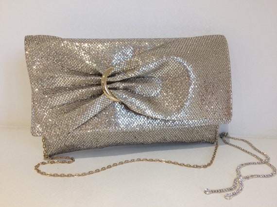 large gold clutch