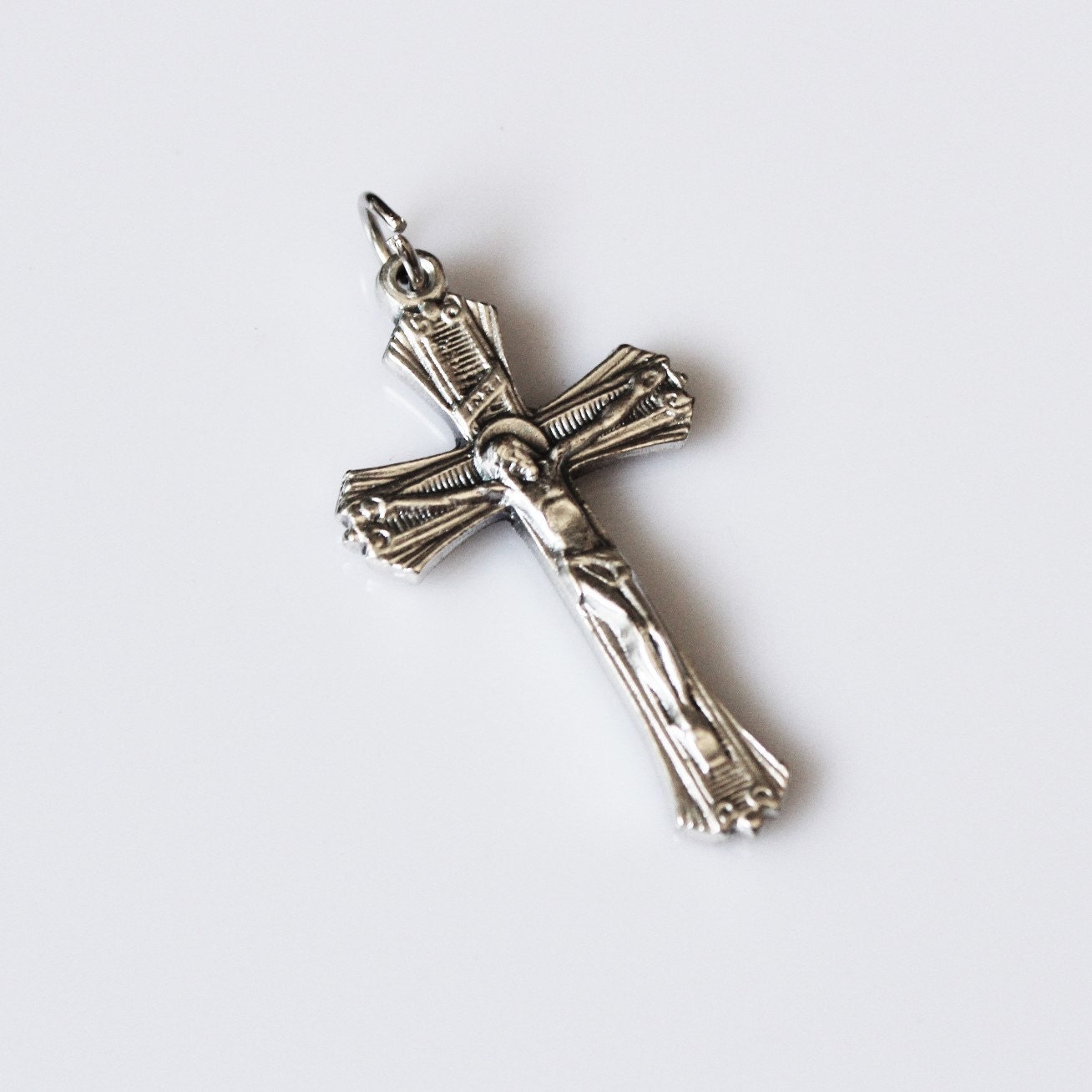 Traditional Crucifix Catholic Crucifix Rosary Parts Jesus | Etsy
