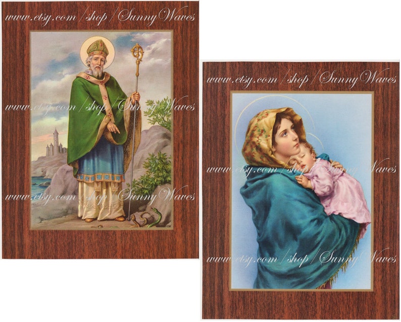 Saint Patrick Patron of Ireland Engineers Paralegals Etsy