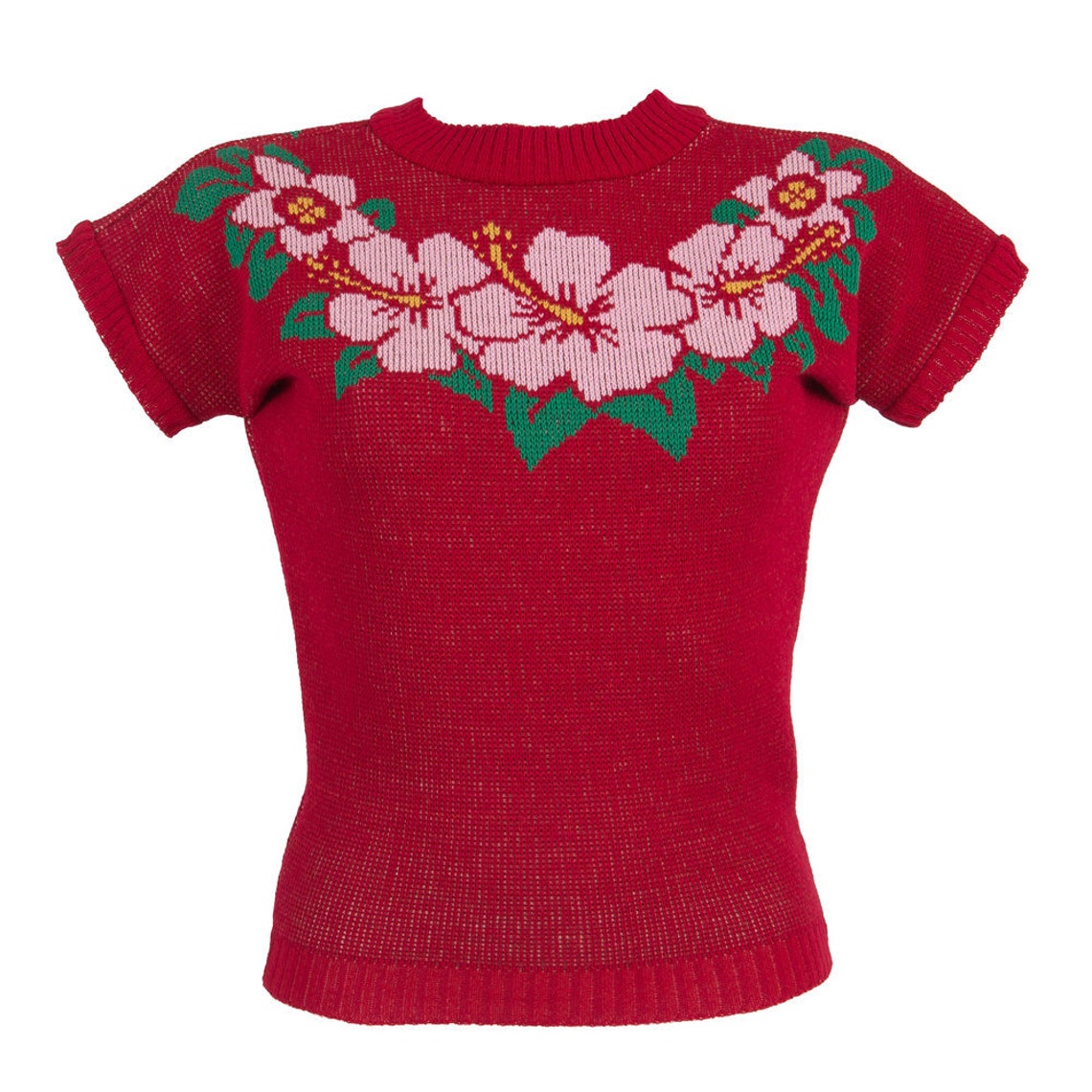 Red Hibiscus Hunny Daphne Jumper by Miss Fortune Etsy